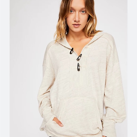 Free People Beach Arrival Hoodie with toggle - Picture 2 of 9